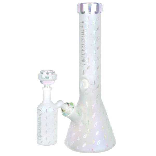 Shop Grateful Dead x Pulsar Bolts And Skellies Glass Beaker Bong Set | 13.75" | 14mm F in australian