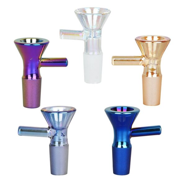 Shop Future Time Electroplated Glass Herb Slide - 14mm M / 10CT in australian