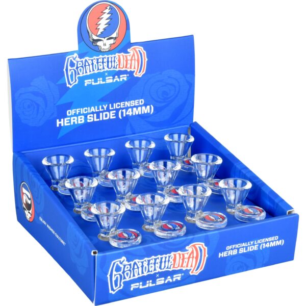 Shop Grateful Dead x Pulsar Steal Your Face Herb Slide - 14mm M 12ct in australian
