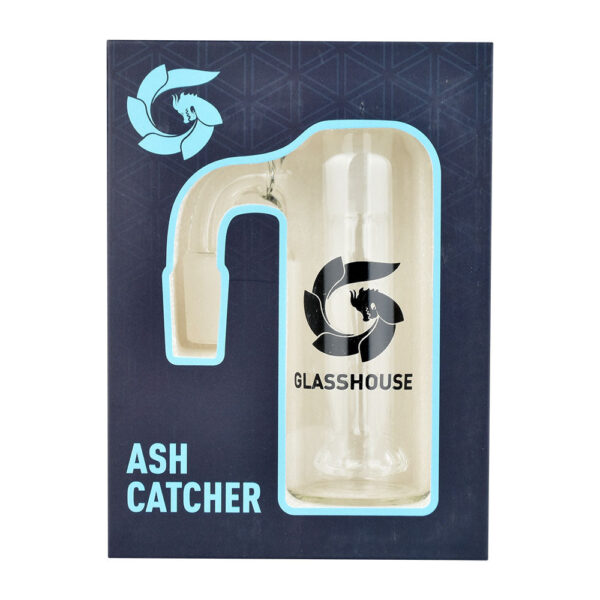 Shop Glass House Showerhead Perc Glass Ash Catcher - 14mm M / 90D / Colors Vary in australian