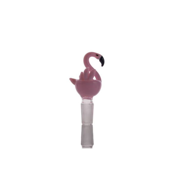 Shop Heady Pink Flamingo Bowls 14mm Male Joint in australian