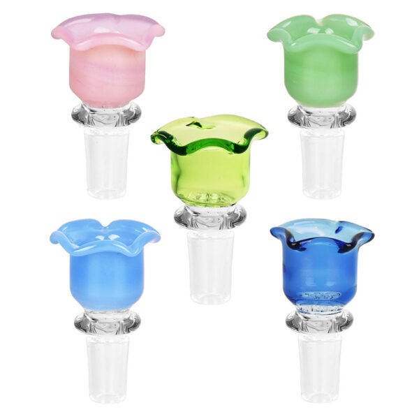Shop Blissful Blossom Herb Slide w/ Screen - 14mm M/ Clrs Vry in australian