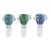 Shop Worked Glass Herb Slide - 19mm Male in australian